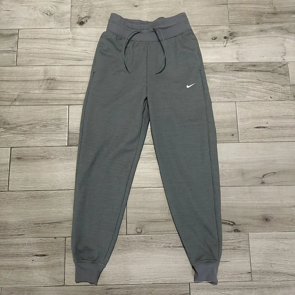 Nike Therma-FIT One Sweatpants Pants Womens XS Carbon Heather Grey Joggers